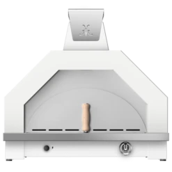 Hestan Campania 33-Inch Stainless Steel Built-In/Countertop Propane Gas Outdoor Pizza Oven - Froth