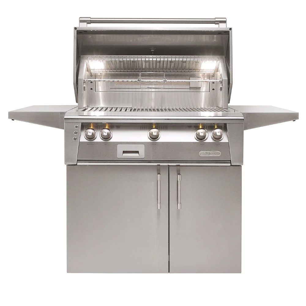 Alfresco Grills ALXE 36-Inch 3-Burner Freestanding Natural Gas Grill With Sear Zone And Rear Infrared Burner 3 Alfresco Grills ALXE 36-Inch 3-Burner Freestanding Natural Gas Grill With Sear Zone And Rear Infrared Burner