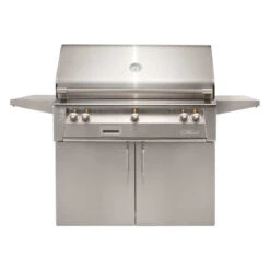 Alfresco Grills ALXE 42-Inch 3-Burner Freestanding Natural Gas Grill With Rear Infrared Burner