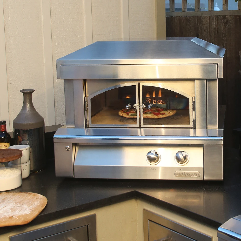 Alfresco Grills 30-Inch Countertop Propane Gas Outdoor Pizza Oven 4 Alfresco Grills 30-Inch Countertop Propane Gas Outdoor Pizza Oven - Image 2
