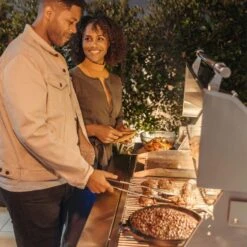 American Made Grills Estate 30-Inch 2-Burner Built-In Natural Gas Grill -Kitchen BBQ Sale American Made Grills Estate Gas Grill Lifestyle