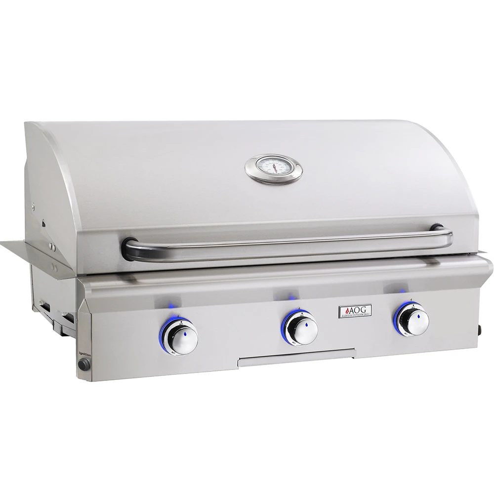 American Outdoor Grill L-Series 36-Inch 3-Burner Built-In Natural Gas Grill 3 American Outdoor Grill L-Series 36-Inch 3-Burner Built-In Natural Gas Grill