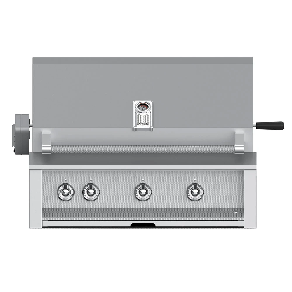 Aspire By Hestan 36-Inch 3-Burner Built-In Natural Gas Grill With Infrared Sear Burner And Rotisserie Burner - Stainless Steel 3 Aspire By Hestan 36-Inch 3-Burner Built-In Natural Gas Grill With Infrared Sear Burner And Rotisserie Burner - Stainless Steel