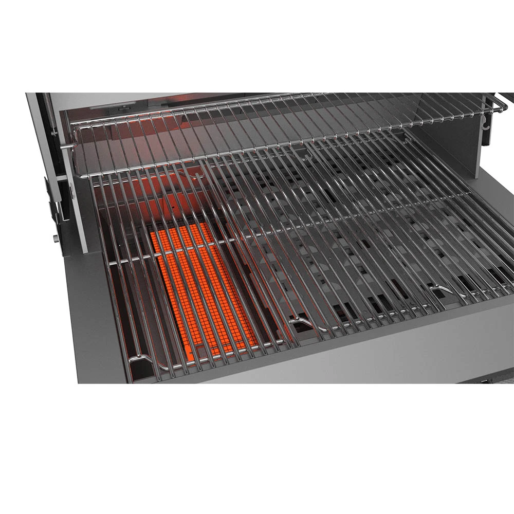 Aspire By Hestan 42-Inch 4-Burner Built-In Propane Gas Grill With Infrared Sear Burner - Stainless Steel 5 Aspire By Hestan 42-Inch 4-Burner Built-In Propane Gas Grill With Infrared Sear Burner - Stainless Steel - Image 3