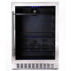 Azure 24-Inch 5.6 Cu. Ft. Beverage Cooler - Stainless Steel - 2.0 Version 11 Azure 24-Inch 5.6 Cu. Ft. Beverage Cooler - Stainless Steel - 2.0 Version -Kitchen BBQ Sale Azure 24 Inch 5 6 Cu Ft Outdoor Rated Beverage Cooler Stainless Steel 2 0 Version A224BEV S Closed