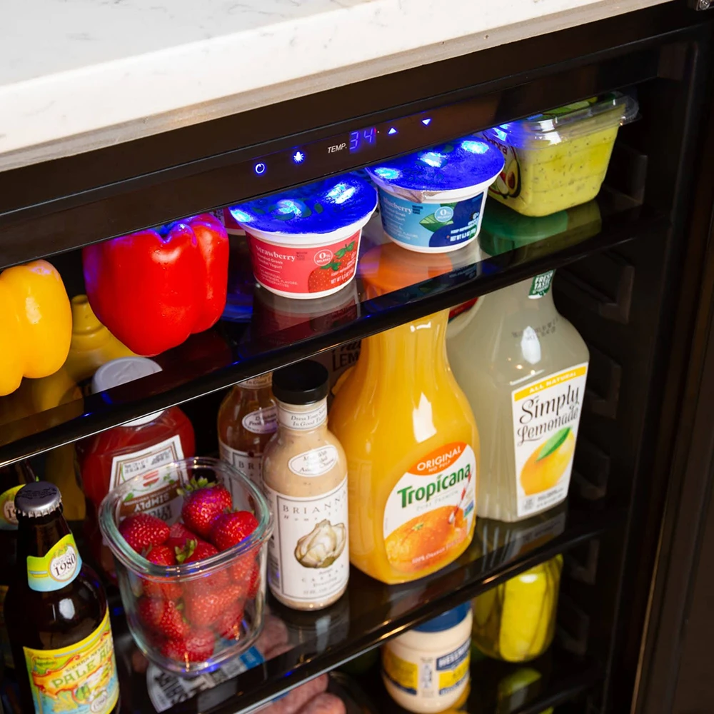 Azure 24-Inch 5.6 Cu. Ft. Outdoor Rated Compact Refrigerator - Stainless Steel - 2.0 Version 9 Azure 24-Inch 5.6 Cu. Ft. Outdoor Rated Compact Refrigerator - Stainless Steel - 2.0 Version - Image 7