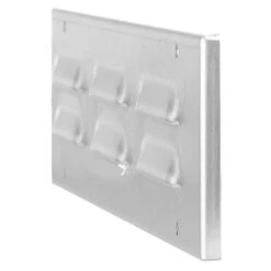 BBQGrills 12-Inch X 3-Inch Stainless Steel Island Vent Panel -Kitchen BBQ Sale BBQGrills 12 Inch x 3 Inch Stainless Steel Island Vent Panel BBQ VENT 3X12 Side View