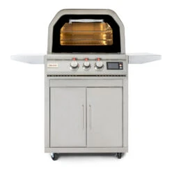 Blaze 26-Inch Freestanding Propane Gas Stainless Steel Outdoor Pizza Oven With Rotisserie