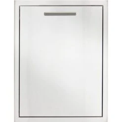 Blaze Grills 20-Inch Roll-Out Double Stainless Steel Trash And Recycling Bin