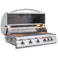 Blaze Grills LTE 40-Inch 5-Burner Built-In Natural Gas Grill With Rear Infrared Burner & Grill Lights