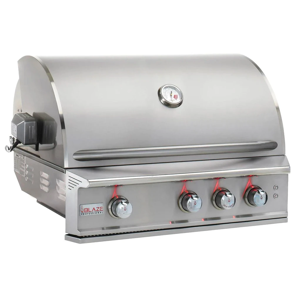 Blaze Grills Professional 34-Inch 3-Burner Built-In Natural Gas Grill With Rear Infrared Burner 4 Blaze Grills Professional 34-Inch 3-Burner Built-In Natural Gas Grill With Rear Infrared Burner - Image 2