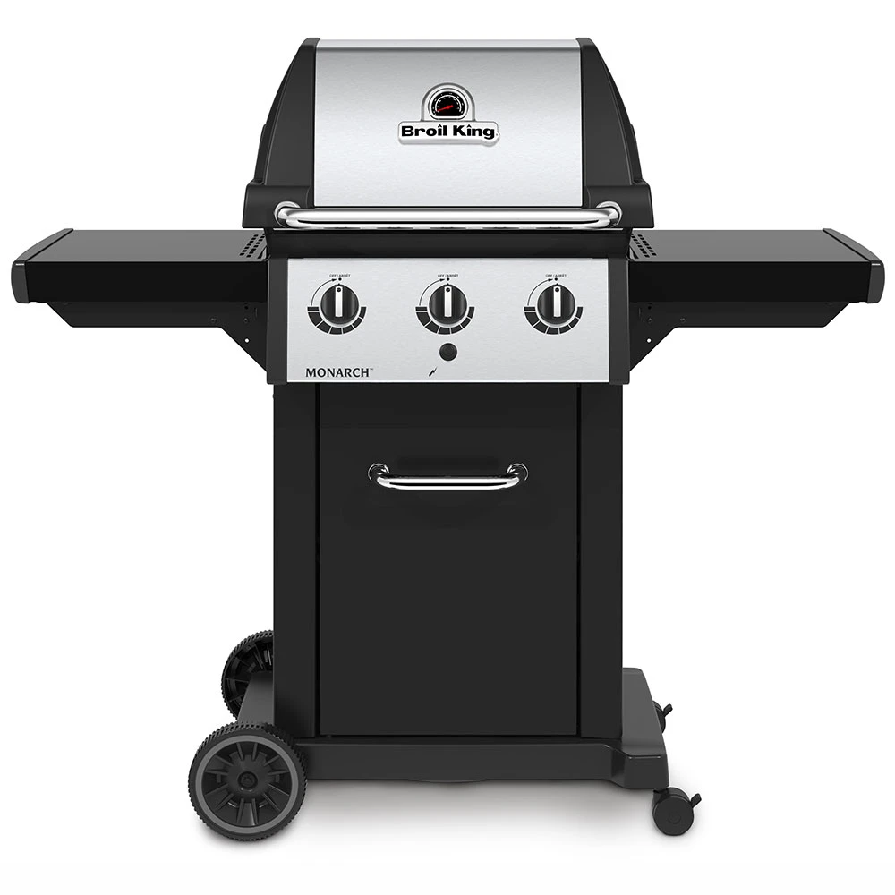 Broil King Monarch 320 3-Burner Freestanding Propane Gas Grill 3 Broil King Monarch 320 3-Burner Freestanding Propane Gas Grill