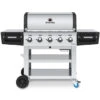 Broil King Regal S520 Commercial 5-Burner Freestanding Natural Gas Grill -Kitchen BBQ Sale Broil King 886114 Regal S520 Commercial 5 Burner Freestanding Propane Gas Grill