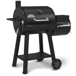 Broil King Smoke Offset 500 Smoker 26-Inch Charcoal Grill -Kitchen BBQ Sale Broil King 955050 Smoke Offset 500 Smoker 26 Inch Charcoal Grill Left