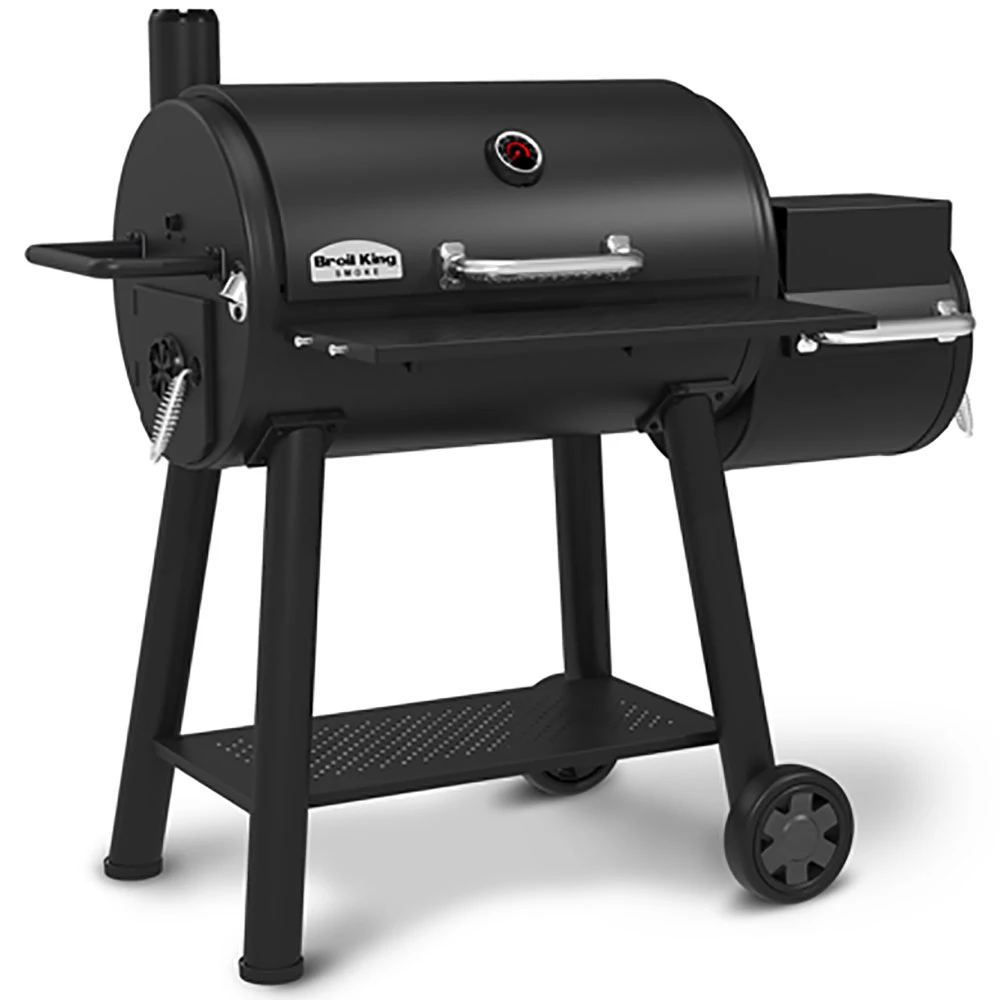 Broil King Smoke Offset XL Smoker 32-Inch Charcoal Grill 8 Broil King Smoke Offset XL Smoker 32-Inch Charcoal Grill - Image 6