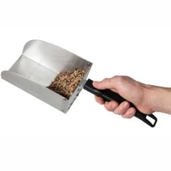 Broil King Pellet And Charcoal Scoop With Integrated Dust Sifter -Kitchen BBQ Sale Broil King Pellet and Charcoal Scoop with Integrated Dust Sifter 63946 In Hand