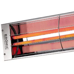 Bromic Heating Cobalt Smart-Heat 56-Inch 6000W Dual Element 240V Electric Infrared Heater - Stainless Steel
