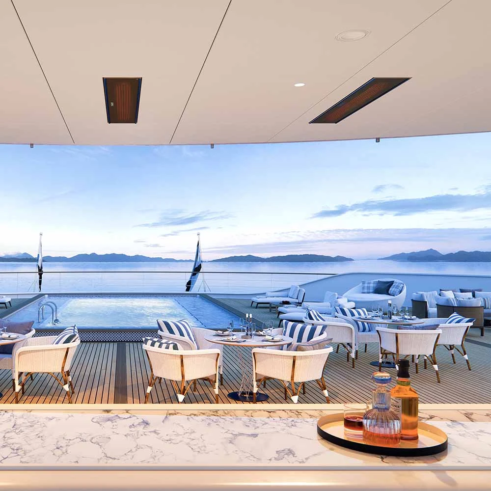 Bromic Heating Platinum Smart-Heat 50-Inch 3400W 240V Electric Marine Grade Patio Heater - Black 5 Bromic Heating Platinum Smart-Heat 50-Inch 3400W 240V Electric Marine Grade Patio Heater - Black - Image 3