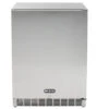Bull BBQ 24-Inch 5.0 Cu. Ft. Capacity Stainless Steel Outdoor Rated Compact Refrigerator With Locking Door