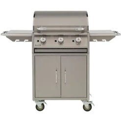 Bull BBQ 24-Inch 3-Burner Freestanding Propane Gas Commercial Style Flat Top Griddle -Kitchen BBQ Sale Bull BBQ 24 Inch Freestanding Propane Gas Commercial Style Flattop Griddle 73008 Closed Front View 1