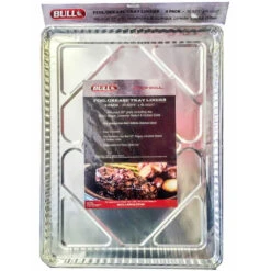 Bull BBQ 21-Inch X 15-Inch Drip Pan Grease Tray Liners - Fits Bull BBQ 30-Inch 4-Burner Gas Grills - Box Of 12 -Kitchen BBQ Sale Bull BBQ 30 Inch Grease Tray Liners Box of 12 Fits Bull BBQ Angus Lonestar Select Outlaw and Bison Charcoal Package