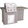 Bull BBQ Fully-Assembled 6 Ft. El Dorado BBQ Island With 25-Inch Steer Premium Grill And Vertical Door - Grey Stucco -Kitchen BBQ Sale Bull BBQ 31102 Fully Assembled 6 Ft El Dorado BBQ Island with 25 Inch Steer Premium Grill and Vertical Door Grey Stucco