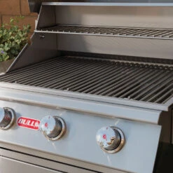 Bull BBQ Fully-Assembled 6 Ft. El Dorado BBQ Island With 25-Inch Steer Premium Grill And Vertical Door - Grey Stucco -Kitchen BBQ Sale Bull BBQ El Dorado BBQ Island Bull BBQ Steer Lifestyle