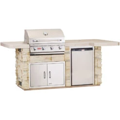 Bull BBQ Fully-Assembled 8 Ft. Power BBQ BBQ Island With 30-Inch Lonestar Grill, Fridge And 30-Inch Double Door - Rock Base And Tile Countertop 14 Bull BBQ Fully-Assembled 8 Ft. Power BBQ BBQ Island With 30-Inch Lonestar Grill, Fridge And 30-Inch Double Door - Rock Base And Tile Countertop -Kitchen BBQ Sale Bull BBQ Fully Assembled 8 Ft Power BBQ Outdoor Kitchen Island 31009 BBQGrills com Closed