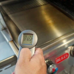 Bull BBQ Slide-In Removable Stainless Steel Griddle Plate - Fits All Bull BBQ Grills - Replaces Two Cooking Grates -Kitchen BBQ Sale Bull BBQ Slide In Removable Stainless Steel Griddle Plate 97020 Thermometer