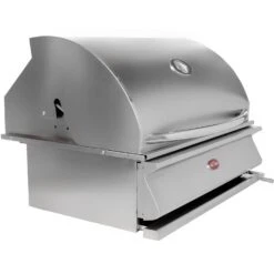 Cal Flame G Series 30-Inch Built-In Charcoal Grill 18 Cal Flame G Series 30-Inch Built-In Charcoal Grill -Kitchen BBQ Sale Cal Flame G Series 30 Inch Built In Charcoal Grill BBQ18G870 Side View