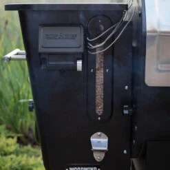 Camp Chef Woodwind 24 Wi-Fi & Bluetooth Controlled 24-Inch Pellet Grill -Kitchen BBQ Sale Camp Chef Woodwind 24 Wi Fi and Bluetooth Pellet Grill PG24CL Hopper Window