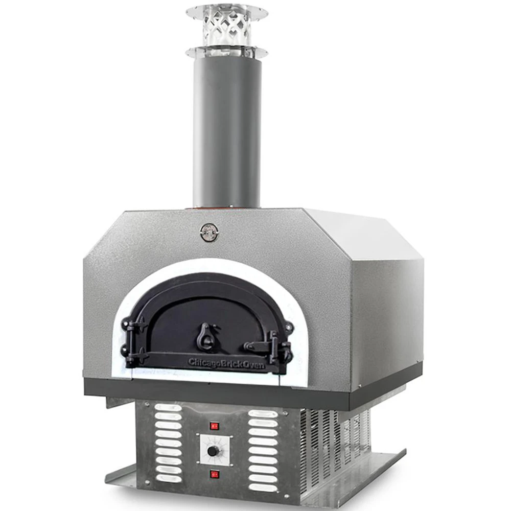 Chicago Brick Oven CBO-750 Hybrid Countertop Residential Outdoor Pizza Oven - Silver - Natural Gas 5 Chicago Brick Oven CBO-750 Hybrid Countertop Residential Outdoor Pizza Oven - Silver - Natural Gas - Image 3