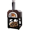 Chicago Brick Oven CBO-750 Mobile Wood-Fired Residential Outdoor Pizza Oven - Copper