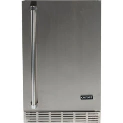 Coyote Ready-To-Assemble 6 Ft. Deluxe Outdoor Kitchen Island For Natural Gas Grill And Access Door - Brown Stacked Stone -Kitchen BBQ Sale Coyote 21 Inch 4 1 Cu Ft Right Hinge Outdoor Rated Compact Refrigerator CBIR R