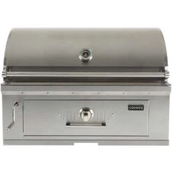 Kitchen BBQ Sale 25 Kitchen BBQ Sale -Kitchen BBQ Sale Coyote 36 Inch Built In Stainless Steel Charcoal Grill C1CH36 Closed