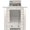 Coyote Ready-To-Assemble 3 Ft. Outdoor Kitchen Island For Electric Grill And Refrigerator - White Stacked Stone 1 Coyote Ready-To-Assemble 3 Ft. Outdoor Kitchen Island For Electric Grill And Refrigerator - White Stacked Stone -Kitchen BBQ Sale Coyote Ready To Assemble 3 Ft Outdoor Kitchen Island White Stacked Stone RTAC E3F SW