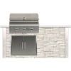 Coyote Ready-To-Assemble 6 Ft. Outdoor Kitchen Island For Natural Gas Grill And Access Door - White Stacked Stone 2 Coyote Ready-To-Assemble 6 Ft. Outdoor Kitchen Island For Natural Gas Grill And Access Door - White Stacked Stone -Kitchen BBQ Sale Coyote Ready To Assemble 6 Ft Outdoor Kitchen Island White Stacked Stone RTAC G6 SW