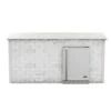 Coyote Ready-To-Assemble 8 Ft. Outdoor Kitchen Island For 24-Inch Outdoor Refrigerator On Right - White Reclaimed Brick 1 Coyote Ready-To-Assemble 8 Ft. Outdoor Kitchen Island For 24-Inch Outdoor Refrigerator On Right - White Reclaimed Brick -Kitchen BBQ Sale Coyote Ready To Assemble 8 Ft Outdoor Kitchen Island for 24 Inch Outdoor Refrigerator on Right White Reclaimed Brick RTAC B8 FR RW