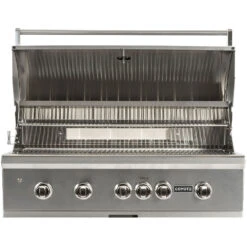 Coyote S-Series 42-Inch 5-Burner Built-In Natural Gas Grill With RapidSear Infrared Burner And Rotisserie