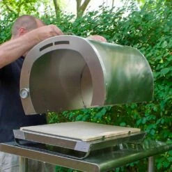 Cru Ovens Model 32 G2 Portable Outdoor Wood-Fired Pizza Oven 17 Cru Ovens Model 32 G2 Portable Outdoor Wood-Fired Pizza Oven -Kitchen BBQ Sale Cru Ovens Model 32 G2 Outdoor pizza Oven CRU32G2 removable hood