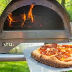 Cru Ovens Model 30 Portable Outdoor Wood-Fired Pizza Oven 19 Cru Ovens Model 30 Portable Outdoor Wood-Fired Pizza Oven -Kitchen BBQ Sale Cru Ovens model 30 portable outdoor wood fired pizza oven Cru30 in use