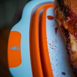 Drip EZ BBQ Prep Tub - Junior Size - Black - 12-Inches By 16-Inches -Kitchen BBQ Sale Drip EZ Original Orange BBQ Prep Tub detail 4