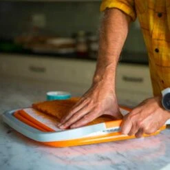 Drip EZ BBQ Prep Tub - Extra Large Size - Black - 16-Inches By 22-Inches 19 Drip EZ BBQ Prep Tub - Extra Large Size - Black - 16-Inches By 22-Inches -Kitchen BBQ Sale Drip EZ Original Orange BBQ Prep Tub prep station 5