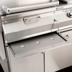 Fire Magic Aurora A830i 48-Inch Built-In Natural Gas & Charcoal Combo Grill With Rear Burner And Infrared Burner 15 Fire Magic Aurora A830i 48-Inch Built-In Natural Gas & Charcoal Combo Grill With Rear Burner And Infrared Burner -Kitchen BBQ Sale FM Closeup Aurora 830 Ash Catch