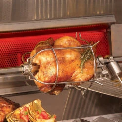 Fire Magic Aurora A430i 24-Inch 2-Burner Built-In Propane Gas Grill With Rear Burner -Kitchen BBQ Sale FM Closeup Aurora Backburner 1