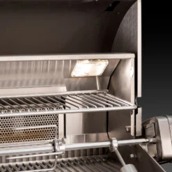 Fire Magic Aurora A430i 24-Inch 2-Burner Built-In Propane Gas Grill With Rear Burner -Kitchen BBQ Sale FM Closeup Aurora Halogen Lights 1