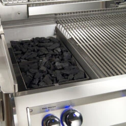 Fire Magic Echelon Diamond E790i 36-Inch 3-Burner Built-In Natural Gas Grill With Analog Thermometer, Rear Burner And Infrared Burner -Kitchen BBQ Sale FM Closeup Echelon Charcoal Smoker Basket 02 1