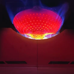 Hestan Campania 33-Inch Stainless Steel Built-In/Countertop Natural Gas Outdoor Pizza Oven - Stealth -Kitchen BBQ Sale Flame profile 4