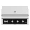 Hestan 42-Inch 4-Burner Built-In Natural Gas Grill With All Infrared Sear Burners And Rotisserie Burner - Stealth -Kitchen BBQ Sale G BR42 Hestan Outdoor Built In Grill 42 11 1000x757 b76d063