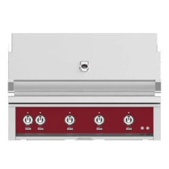 Hestan 42-Inch 4-Burner Built-In Natural Gas Grill With Infrared Sear Burner And Rotisserie Burner - Tin Roof
